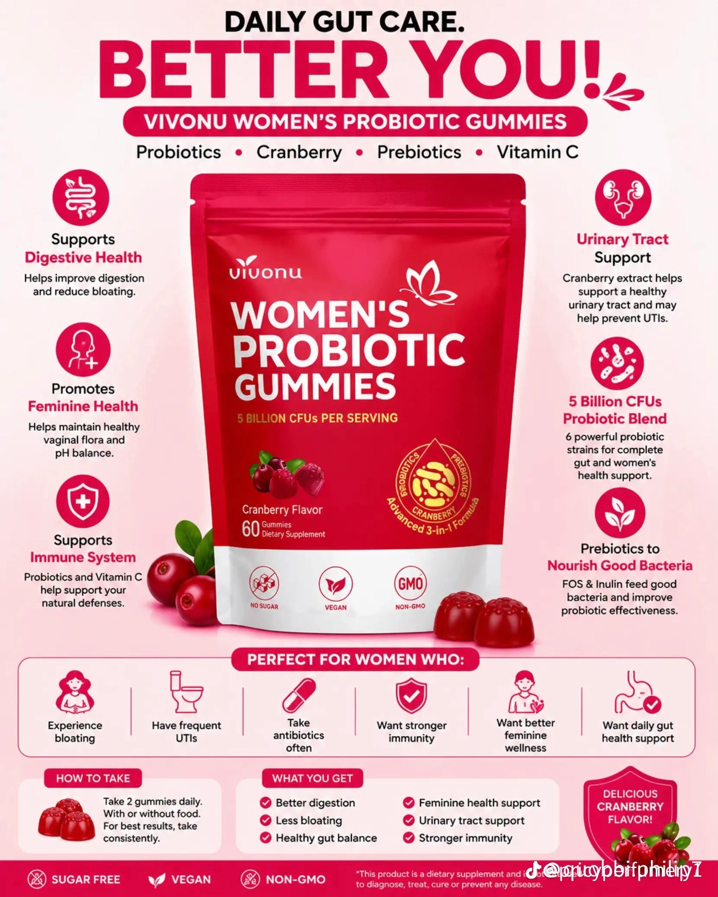 Women Probiotic Gummies